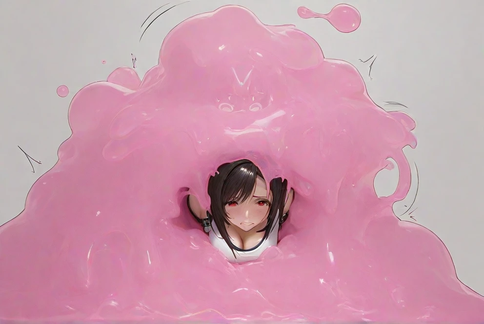 ultra-detailliert、​masterpiece、top-quality、An ultra-high picture quality、high-level image quality、(chubby:1.5)、(????????)，an ecstatic look on one's face，red blush，Functional，(heavy,dropping,gigantic ????:1.9），top-quality，(A large amount of ????? dripping from the ??????:1.5)，Massive ??????? shot，A large amount of ????? is covered all over the body，(??????)，????? that emphasizes the ?????，Angle from below，(woman on top)，(??????)，(full color)，(mature)