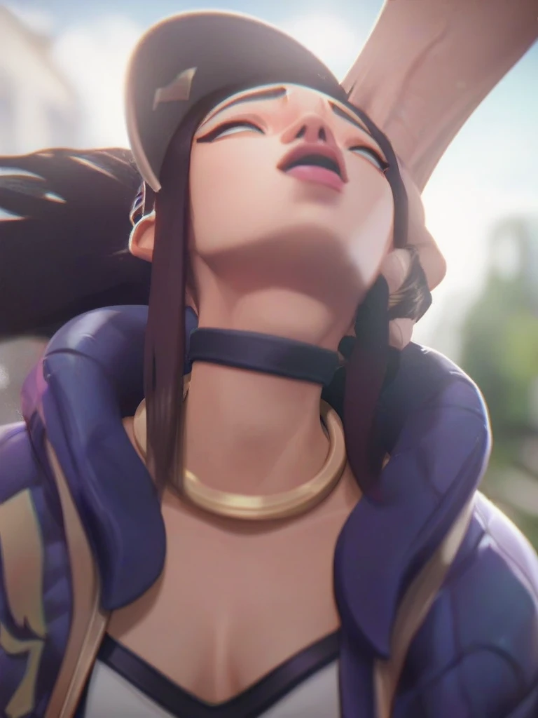 ((masterpiece, best quality)),(complex lighting) ,solo,(((1girl))), score_9,score_8_up,score_7_up,score_6_up, Illarioxlxl,black eyes,black hair,twin braids,two-tone hair,facial mark,yellw eyes,cybernetic eyes, jewelry,armor,long sleeves,cape,earrings,fingerless gloves,looking at viewer,serious,shorts, cityscape,temple,sunny,science fiction,thigh boots, (((8k))), (((kneeling))), ((( normal white ???? in her mouth))), (((pov ???????))), (((??? on her face)))