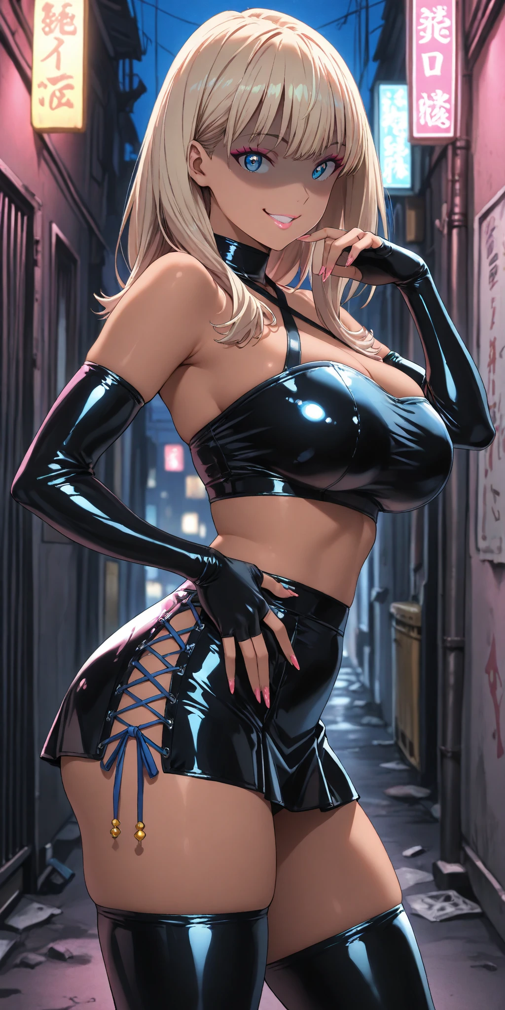 a closeup of a woman wearing a black latex suit, lindosexyrobutts, grueso, high resolution commission, arte giganta, backlit, fanart exquisito muy detallado, [ arte digital 4k ]!!, dominant pose, 2b, 2 segundo, pose dominante ????, canario ?????, ( ( misa amane # ) ), tiro inferior