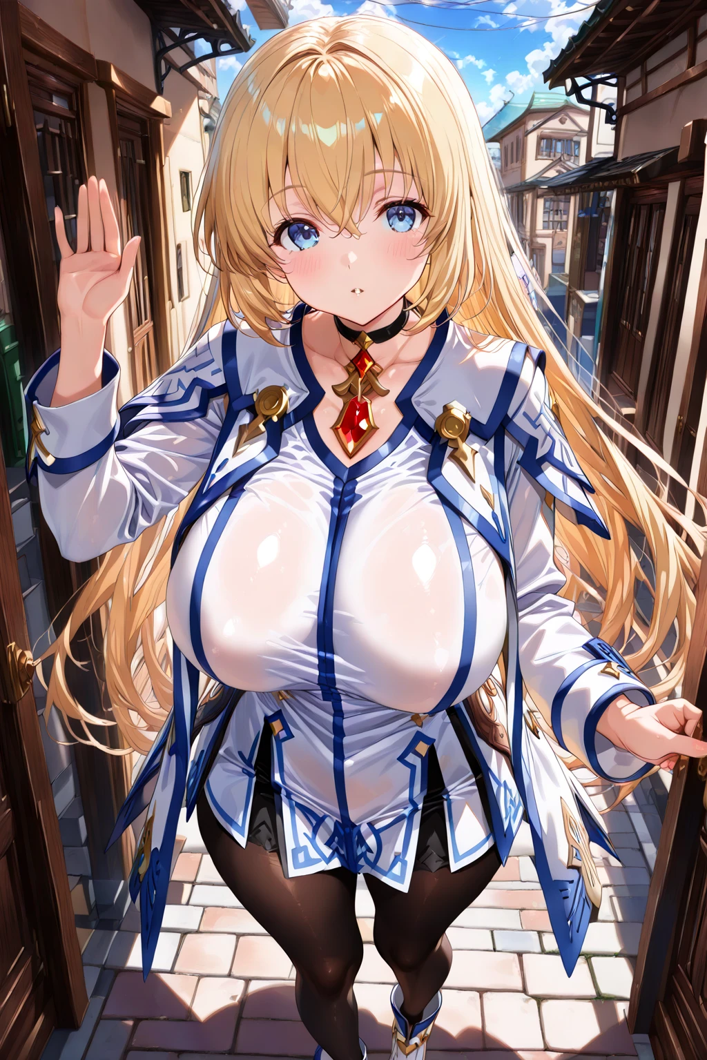 Pretty Face、big eye、(​masterpiece)、ultra-detailliert、(top-quality:1.0)、( ())、(Beautie)、 Skirt、The woman is Greek、crying how bright、(Clothes torn:1.2、Tears:1.0)、Multiple Women、Man on the left、Man on the right、Princess in the middle、Inserted by the viewer、Reluctant、shame、embarrassed from、Flush cheeks、A man grabs his chest、 out、 with goblins、(Wet clothes:1.2)、be frightened、A dark-haired、The sword、Enter from the back、Enter from the front、Looking from the side、Oily、large full breasts、goblin straddles your face、(Goblin straddles a woman's face:1.2)