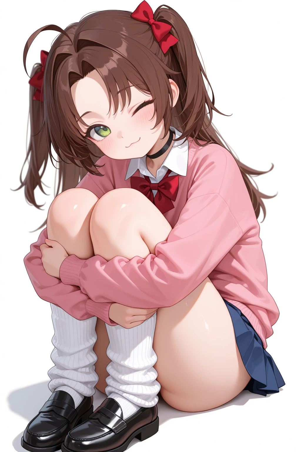 Reimu Hakurei, (Brown eyes:1.5), Brown Hair, bow, hair bow, Hair Tube, Long Hair, red bow, Side Lock, (((Slender body)))、(Navy blue cuffs and white short-sleeved gym uniform)、(Navy Blue Bloomers)、(
barefoot)、Navy blue socks、sports boots、Ground、Schoolyard、Sexy pose、sit、
BREAK Watch Viewers,blush、
Full Body Shot,Smile Break (masterpiece:1.2), Highest quality, High resolution, unity 8k wallpaper, (figure:0.8), (Beautiful attention to detail), Highly detailed face, Perfect lighting, Highly detailed CG, (Perfect hands, Perfect )