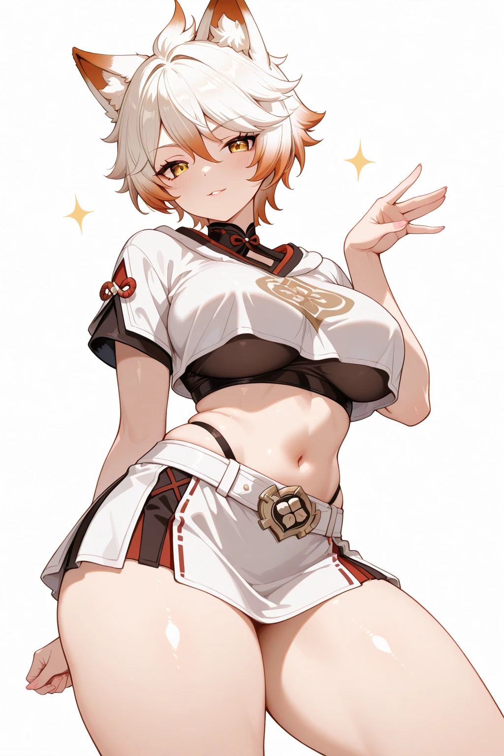 masterpiece,best quality,super detailed,super fine illustration,8k,(fullface brasched:1.3),masterpiece,best quality,detailed background,BREAK  sports uniform,sports pantsBREAK little smile,BREAK sports ground,detailed background,beautiful background,BREAK she is playing soccer.BREAK (white rabbit years:1.2),rabbit girl,short hair,girl,Small breasts,white hair