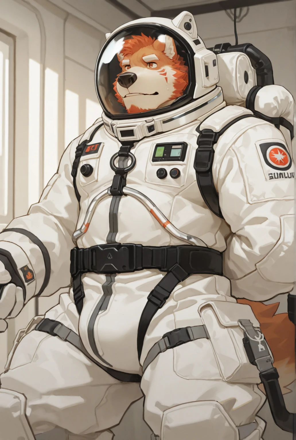 masterpiece,high quality,anime,detailed eyes,furry male White bear, Great physique,strong arms manly, Floating in space, Asteroids, Star Pajama suit, (Night), Shimmering Stars, Joyful, by null-ghost,by pino daeni,hot body hot belly. Show bear your huge . I wanna cook you  Drencheds . I sucked you big  Drencheds . I want to hug your big belly. Show you  Drencheds . Please show me your huge  Drencheds  🍆 