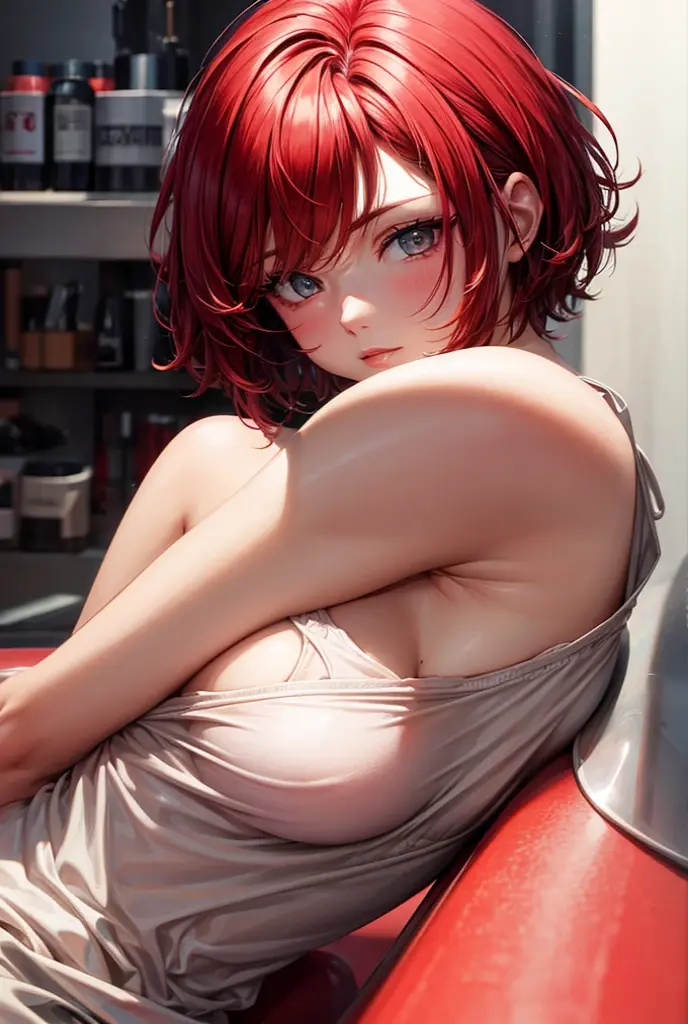 (masterpiece, highest quality, High resolution, 8k, High quality anime sensual illustrations, Detailed and realistic), ((Nausicaa is completely  and immersed in )), Nausicaa takes off her clothes to show her large breasts and , Completely , Nausicaa  with a boy, Strong  desire, , She opens her legs in the standing doggy position to show off her , , very cute, very naughty, kind, The best beautiful girl, adorable gaze, Baby Face, blush, round eyes, ((A crying face begging)), (alone), Light reddish brown hair, short hair, Red Gem Earrings, (Looking at the audience), Beautiful wet breasts, Beautiful ass, delicate, Dripping , Pointed Chest, Pointed , ,  JK high school girl uniform, Ribbon tie,  , Perfect beauty, the body is slim, (Perfect and detailed , Beautiful and elaborate face&eye:1.5, Shiny skin, Perfect balance), Luxury Hotel Suite, Waiting for , Covered in , Rapid breathing, Drooling, Open her mouth,  With pride, look up, Shake and , Twist her hips violently, Nausicaa  feels very good, Nausicaa enjoy  play with a lots of , Nausicaa has been  slave, becoming an , inserted the boy's , becoming a . 1 boy  inserted his  into Nausicaa's  many times. (I want to see Nausicaa's   play) ,very adorable Nausicaa.