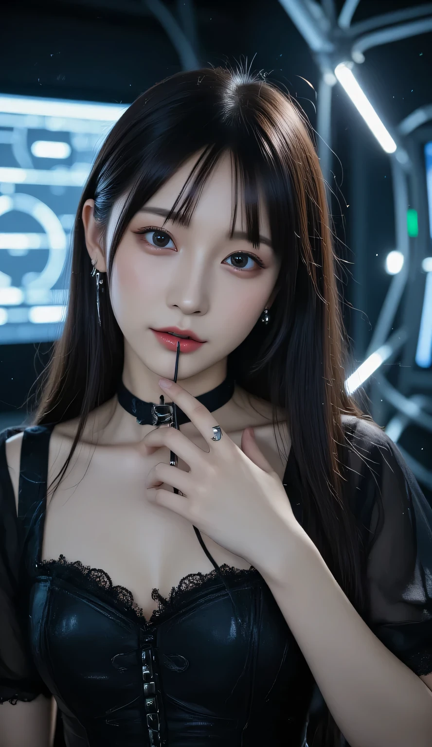 1980 年代の女性Black womenアフリカのブードゥー教ゾンビヘビーメタルバンド ..., art gelm,  アンデッドのSensualアフリカの女性パンクロックスター , Adult female (Black women, Black women, Black Africans, Dark Skin:1.1), Full body image, Portraiture, Beautiful Face, photograph, photographshoot, Curly Afro Hair, Golden Tattoos, lipstick, eyeliner, eye shadow, Beautiful Eyes,Turchin,Gustav Klimt, Very detailed, airbrush, Fascinating deep multi-colour,16K resolution, humidity, Complex, colorful,Prudent, mysterious,3D Rendering,Symmetrical face,Sensual, Iridescent, Shiny, Fantasy, guitar, Provocative, Rotten Flesh and Stitches, Monstrous, Horror, Scared, 気味のevilい, 吸Blood鬼,  Blood,  Elvira  of the Dark,  large breasts,  Oily skin , Graves,  Blood,  Spread your legs、Noir painting of a beautiful young witch,dark purple lips, evil, evil女, smile, Black Prom Dress, She is coming to you, close, Bright Blue Eyes, Surrounded by swirling pink smoke, Genuine, High detail, Highest quality、Esoteric arachnids lady, Spider Queen Elise, League of Legends, Esoteric arachnids, Combat Stance, ( The body is made with liquid metallic paints in metallic mauve and metallic black........、It beautifully depicts the female form........。), length, Sharp Fangs, nature, ((前景のComplexメタリックカラー)),  (( Fluid Mechanics, The most beautiful smooth scale face makeup, Smirking expression)) - 黒ずんだBlood, Onyxia、