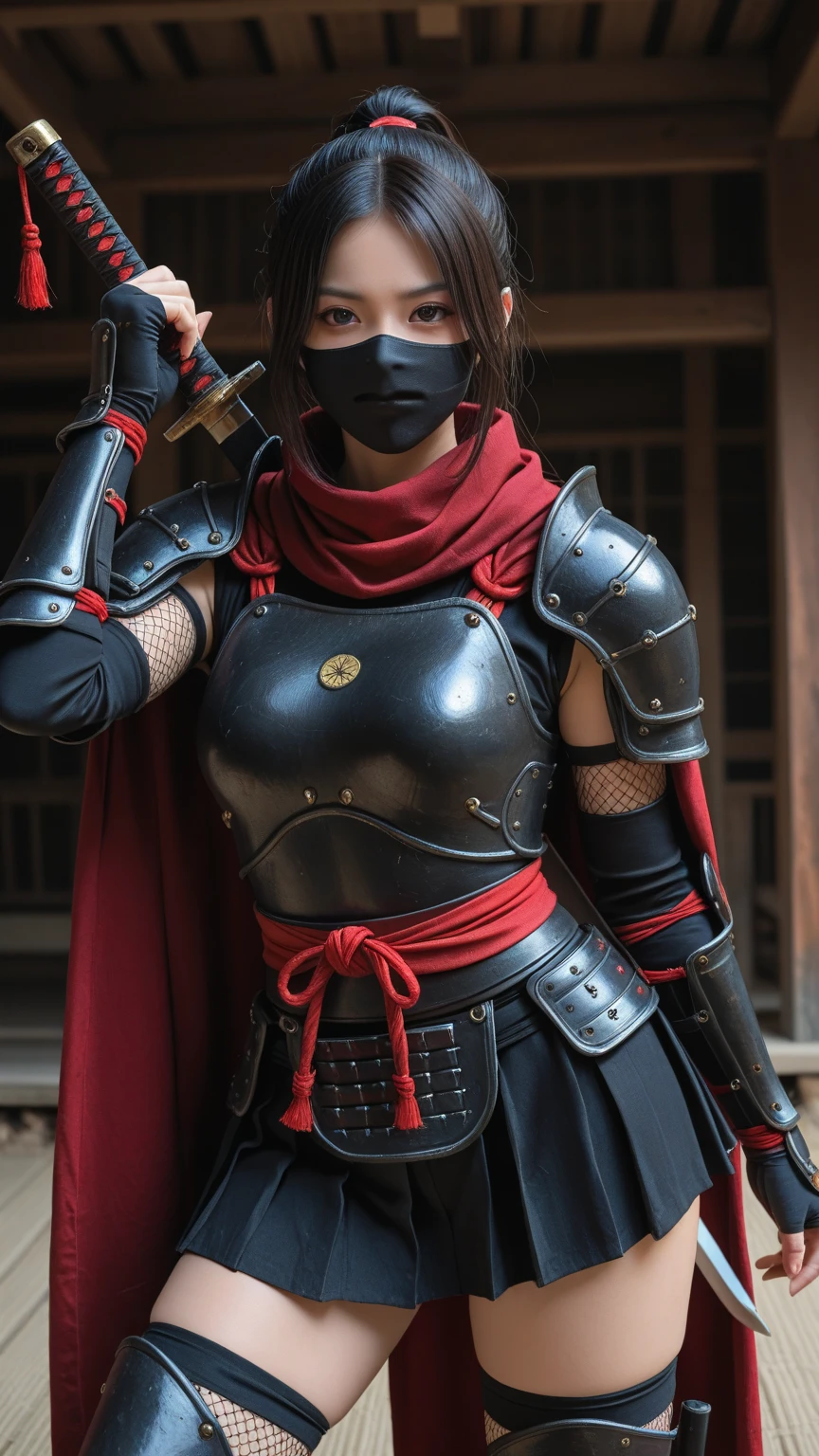 (best quality,ultra-detailed,realistic,masterpiece:1.2),girl with beautiful detailed eyes and lips in the upper body, body of a spider in the lower body, wings of a bat, partially mechanical elements, 16 years old, vibrant colors, detailed rendering of the girl's hair flowing in the wind, realistic textures on the spider body, surreal lighting highlighting the mechanical parts, haunting atmosphere, dark and mysterious background