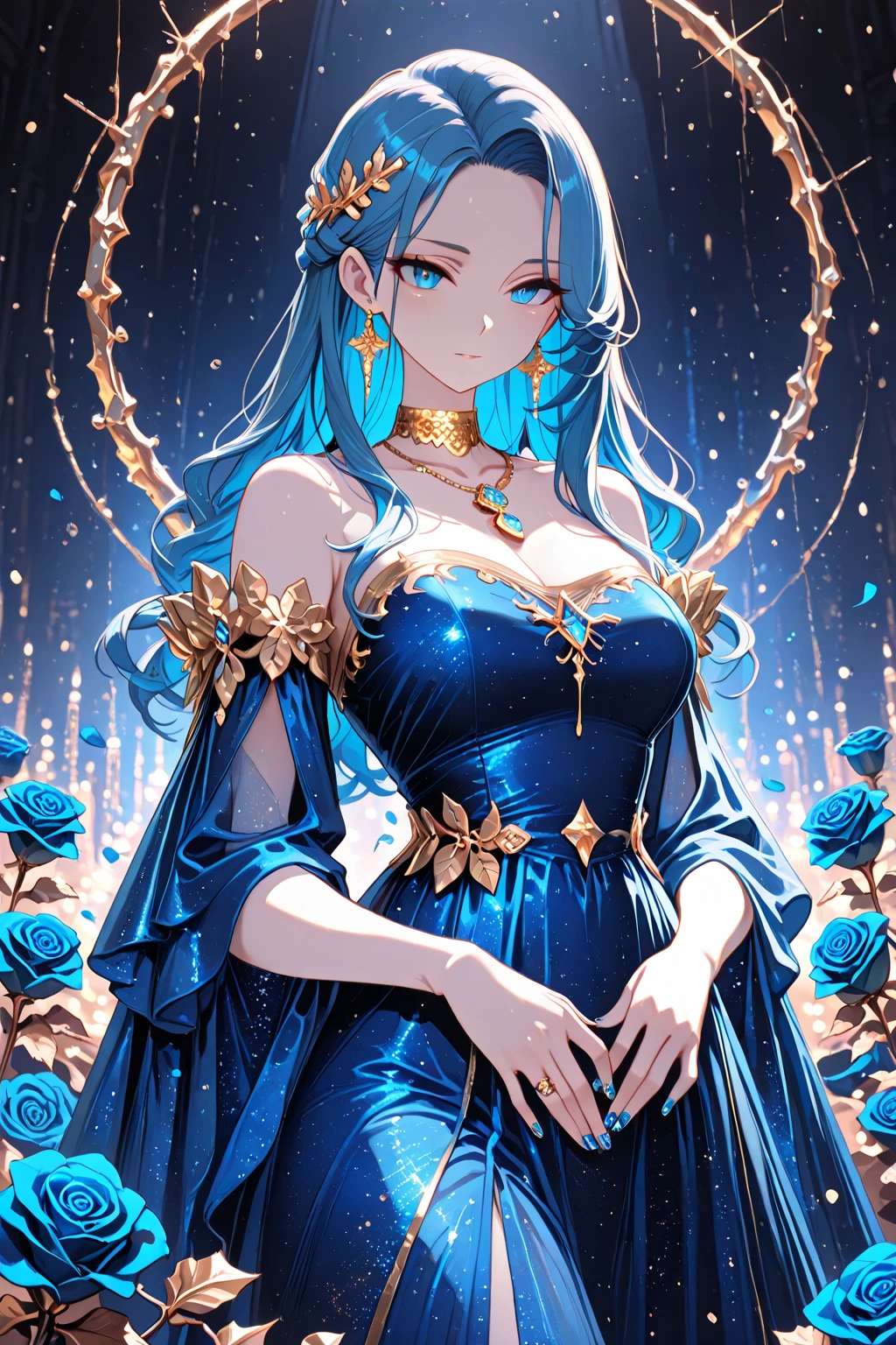 PerfectNwsjMajic,(masterpiece, top quality, best quality, official art, beautiful and aesthetic:1.2), (1girl), extreme detailed,colorful,highest detailed, official art, unity 8k wallpaper, ultra detailed, beautiful and aesthetic, beautiful, masterpiece, best quality, (zentangle, mandala, tangle, entangle) ,holy light,gold foil,gold leaf art,glitter drawing,