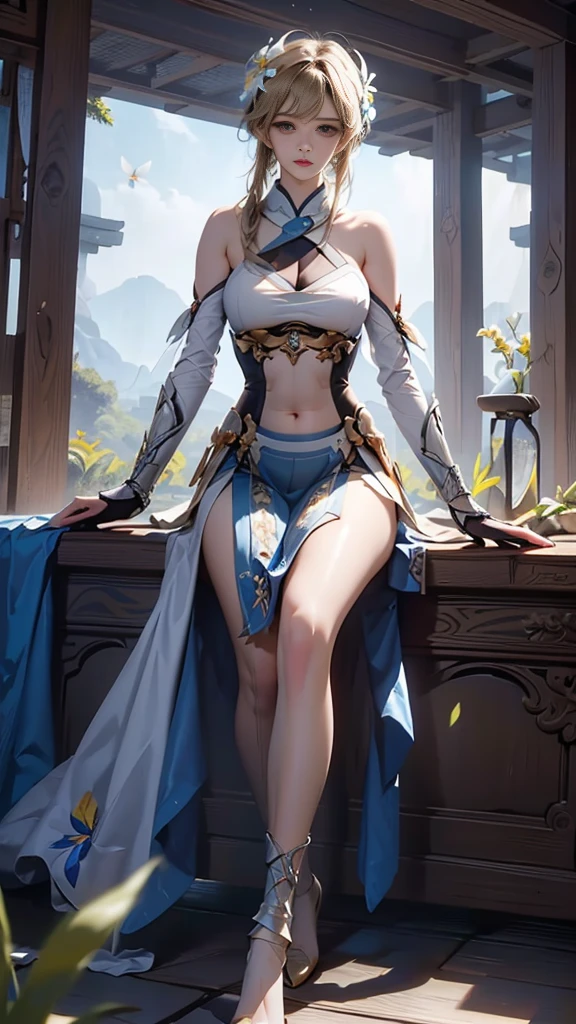 
masterpiece, best quality, tthl, 1 Girl, , Solitary, Long hair:1.2, Large Breasts,, Hair accessories, skirt,  shoulders, Jewelry,  Alternative clothing,  bracelet, ear rings, 长skirt, 蕾丝skirt, bracelet, barefoot, 细barefoot, Charming smile,Cross your legs, Sitting in the bathtub, indoors, From below，camisole