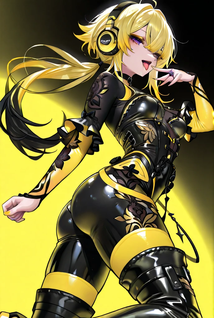 ８k　Queen of yellow and black wasps　(8K,Photorealsitic　Raw photography　top-quality;1.4) 　(1girl in)　Super beauty　(Lifelike face)　Muscular and macho female body　long black and yellow hair　Beautiful bee wings　Beautiful expression　glareing　(real looking skin)　(sorcerer)　enticing　超A high resolution　A hyper-realistic　high detal