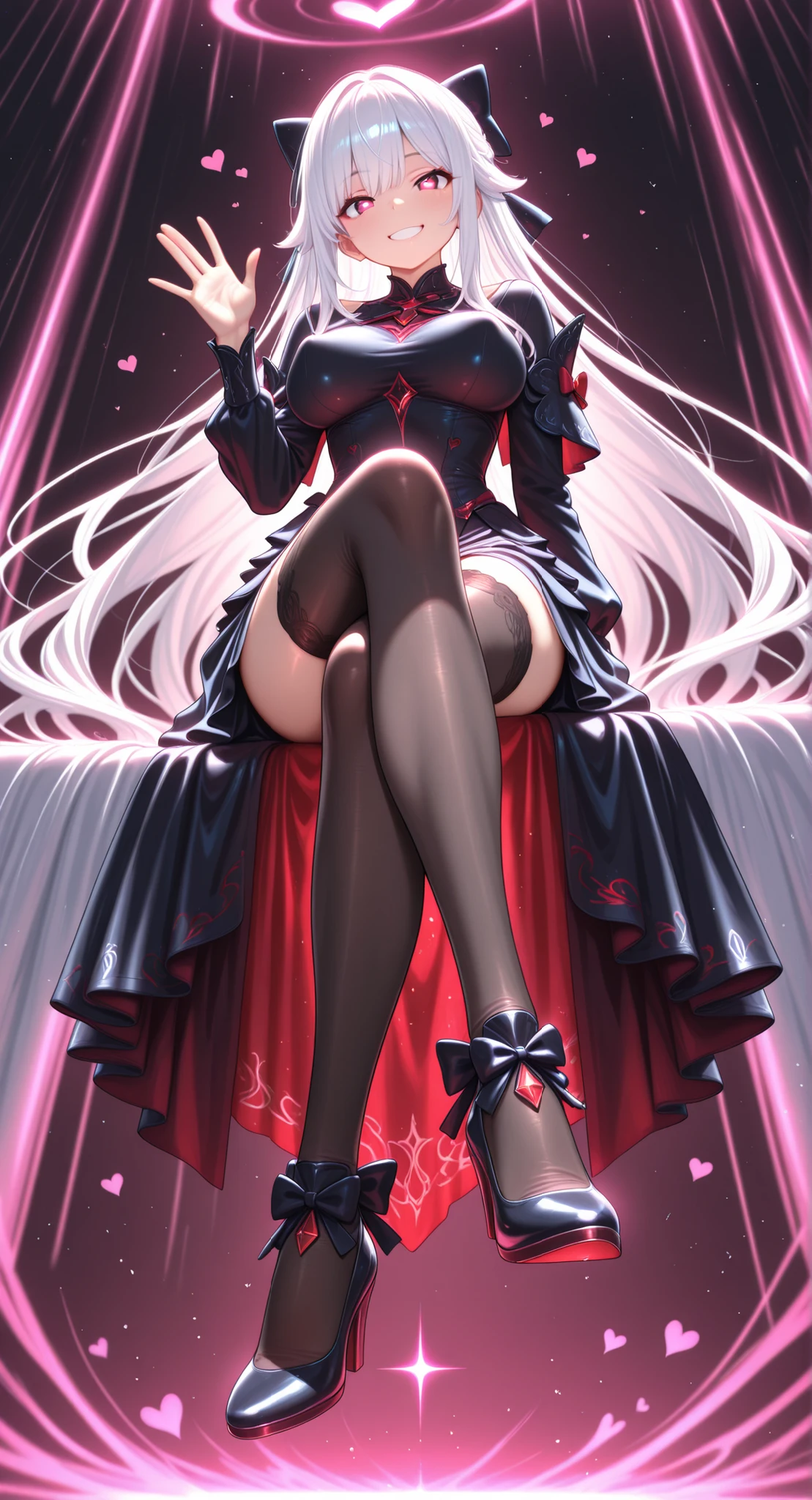 One lady，High fork，stiletto