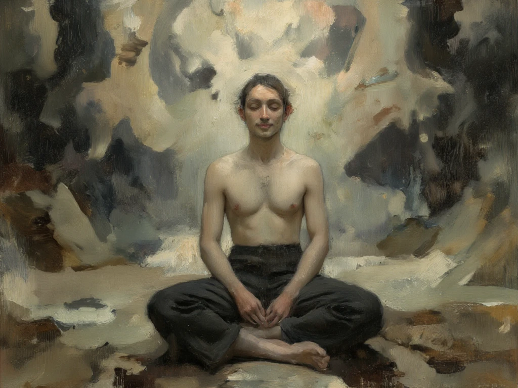 chiaroscuro technique on sensual illustration of an arafed man resting in white blanket, sexy masculine, model with attractive body, inspired by Ludovit Fulla, mid-shot of a hunky, the model draped in flowing, thick oil painting by Harumi Hironaka, extremely soft colors, vibrant, highly detailed, malcolm liepke painting, oil on canvas, high contrast, dramatic, refined, tonal, Create high contrast between light and shadow by Leon Polk Smith, memphis abstract minimal art, graphic shapes, minimal art, blue and red, minimal art style, bauhaus art, inspired by El Lissitzky, bold simple shapes, shadow