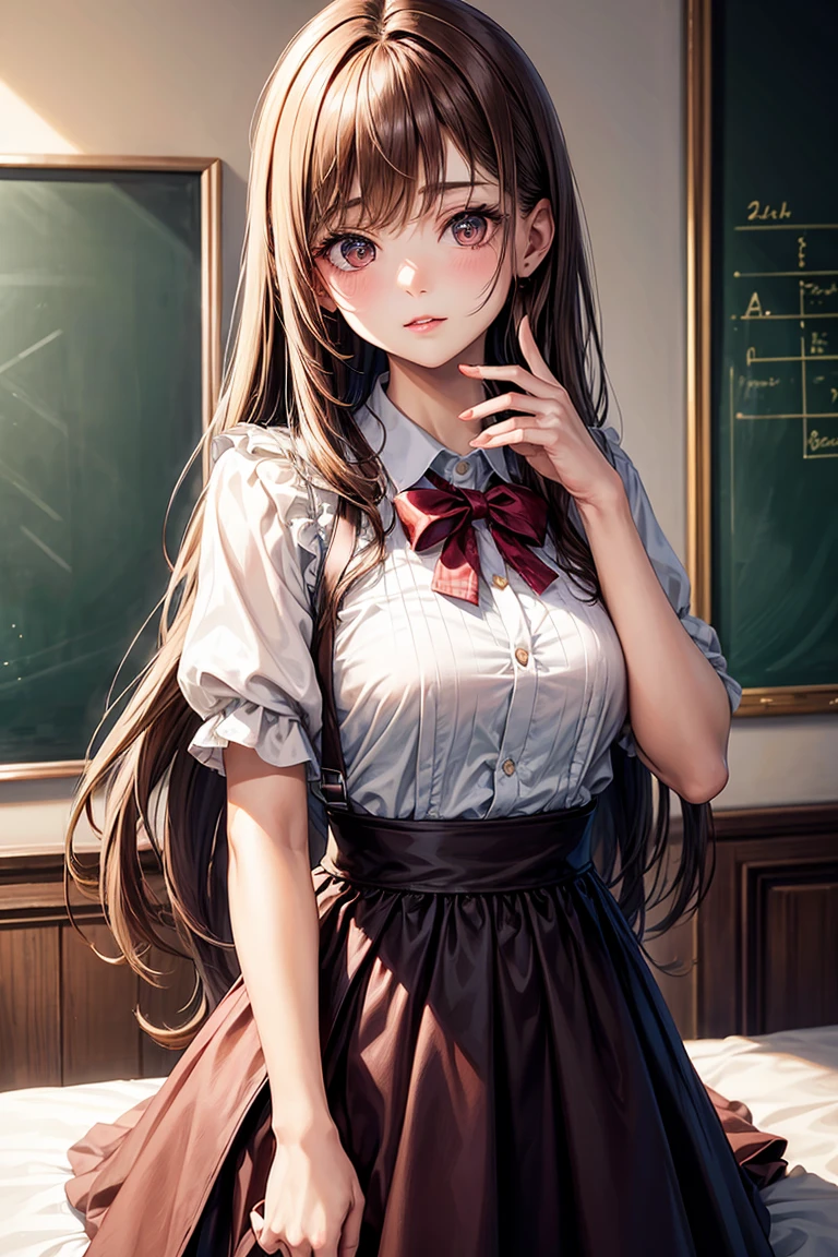2 girls, smile,, skirt, (small),((classroom:1.5))、、(blush:1.3)、((青いチェック柄のskirt:1.5))、Cowboy Shot、(skirt lift:1.3),(非常に詳細な:1.3)、(非常に詳細な:1.3)、、(skirt that rolls up:1.3)、(まる見えの:1.5)、(((Luxury )))、((Purple embroidered ))),(((、Embroidery pattern))),(((、Embroidery pattern)))