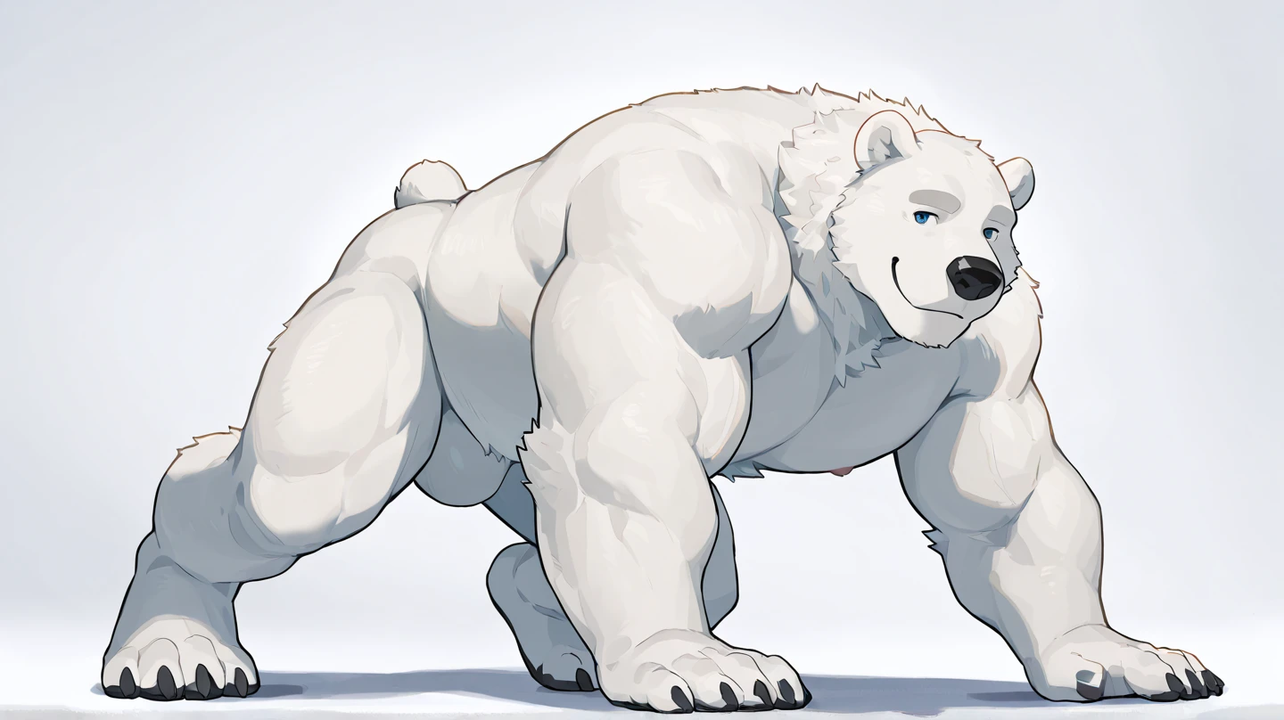 4k, high resolution, best quality, perfect lightning, perfect shadows, solo, anthro, young, boy,white wolf:2.0, furry body, (fluffy mane:1.2), fluffy tail, male, adult, (bulky2:0, thick muscles2:0, huge muscles:2.0, hyper muscles:2.0), (thick biceps, veiny biceps, big broad veiny pecs:2.0, broad shoulders:2.0), (thick legs, thick calves:1.1), (digitigrade legs, 4 toes:1.2), (huge bulge:2.0, hyper bulge:2.0), perfect colors, (photorealistic fur, detailed fur, epic, masterpiece), (suggestive posing:1.2), ( smile,  grin 1.3), detailed modern bar, (tie), detailed wolf eyes:2.0, by k0suna, by darkgem， ring，big pecs:2.0，hyper arms:2.0，veins,massive bulge:2.0,veiny bulge,white body,white fur,hyper 