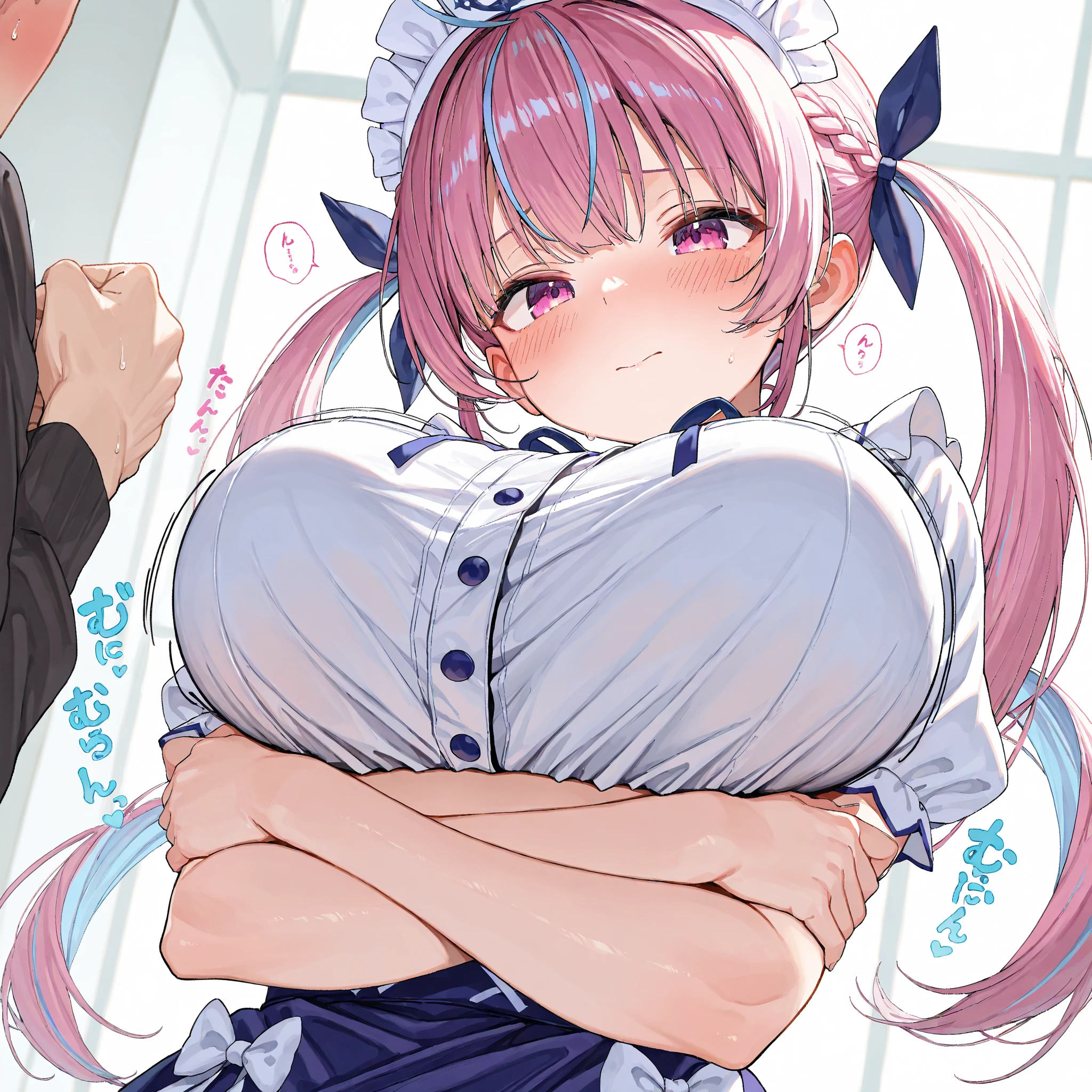 ,((Masterpiece)),((high resolution)),((Best Quality)),Anime illustration,((1girl)),(SAIGYOUJI YUYUKO),Feeling embarrassed,Are crying,15 years old,(Young),baby face and big breasts,large breasts,(low length),(Short),(child),,drunken eyes,Slave Collar ,,,rope ,arms behind back,bound  breasts, in , (POVHipGrabCowgirl),  insertion,