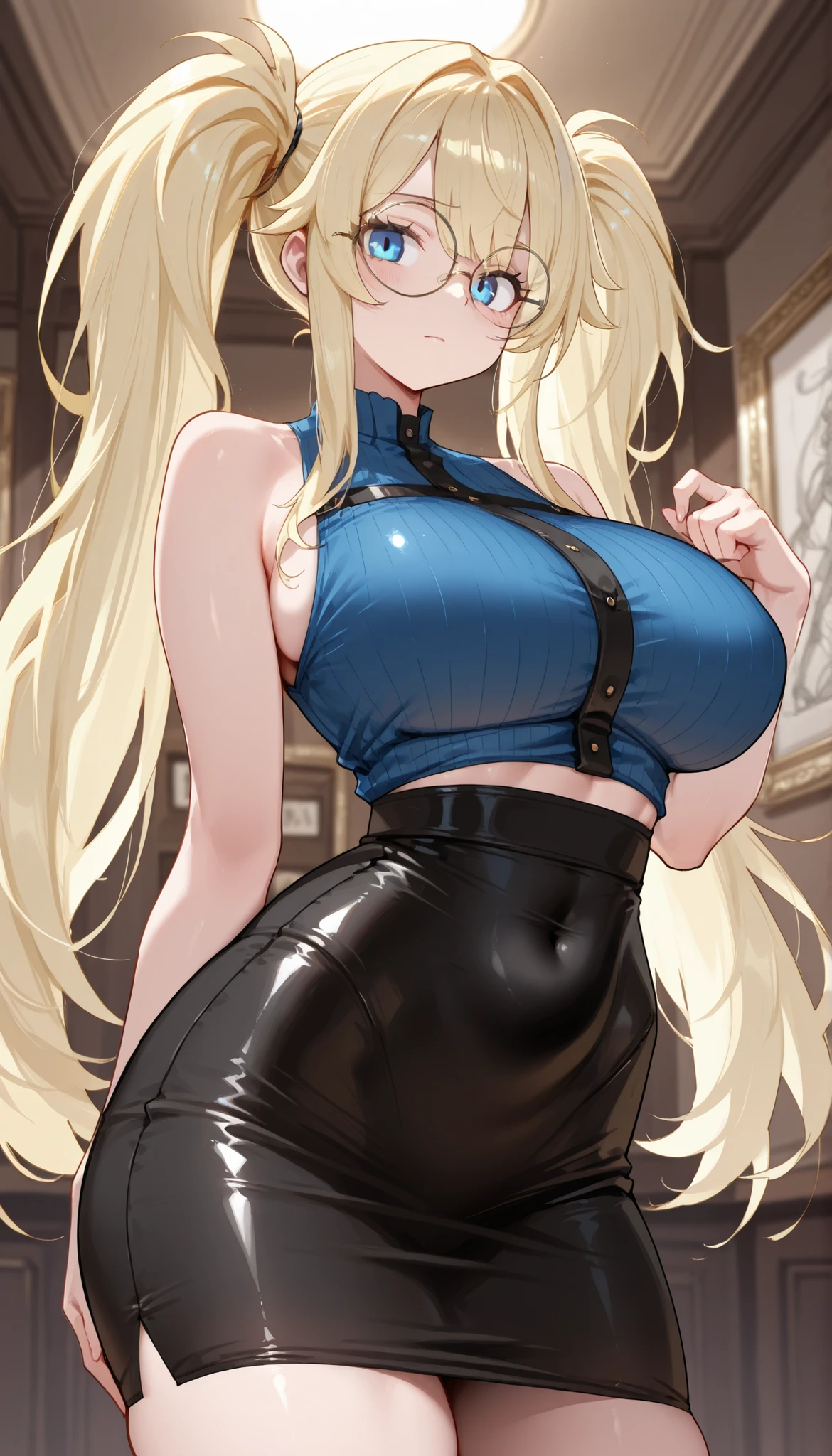 (best quality, ultra-detailed, masterpiece:1.2), woman,  ears,  tail, mature woman, leotard, shiny clothes, , fishnet pantyhose, snfw,