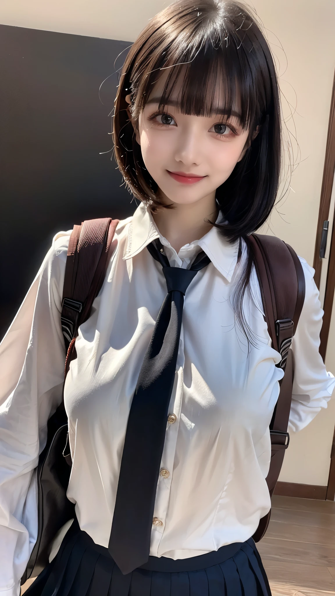 Perverted teacher at school、1 girl、Full Body Lesbian、Slim figure、Red-rimmed glasses、White shirt、Super huge 、Cleavage、 is visible through、Leather tight 、garter belt、Standing in front of the blackboard、Glare、Japanese、Real、１６K、Highest quality