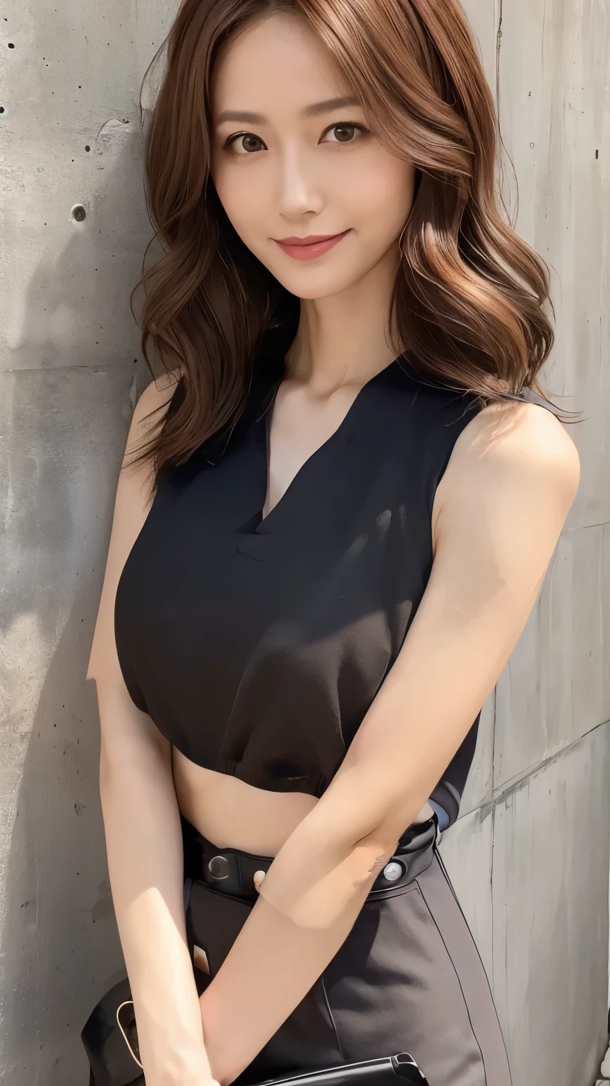 18 years old girls，Perfect face and，cute clothing，slim and slender physique。The skin has detailed and highly detailed eyes（1.1 emphasis），Very detailed skin texture（1.1 emphasiodel photo style，realisticlying，skin texture is real human skin texture，Detailed Skin Pore，Complicated details，The eyes are very detailed，kneesup，Attractive and sexy chibi，smile，，Eat parfait at a café，sitted，Dark blue knit sweater，black long pants，coffeehouse，tit， of breast，full bodyesbian，Full-body photography，Full body photography，Full body like，Slim waistline， Tempting,  slutty, (())， (Realistic, photograph realistic:1.37), Cinematic light