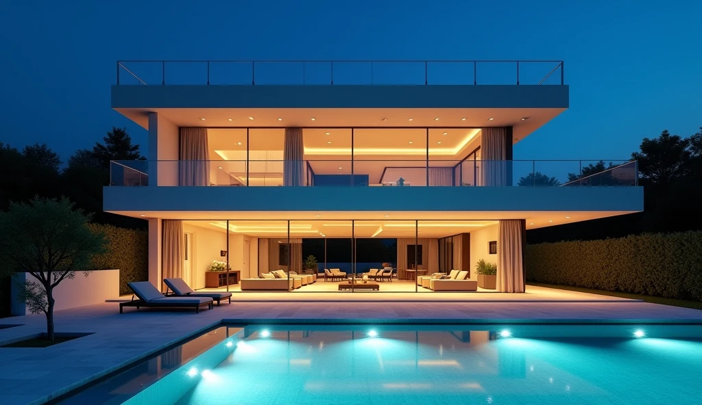 a close up of a pool in front of a house with a patio, award-winning masterpiece, award winning modern design, award winning contemporary, inter dimensional villa, modern design, well-designed masterpiece, ultra modern, contemporary masterpiece, award winning masterpiece, clean lines, contemporary architecture, architectural masterpiece, contemporary house, large modern residence, crisp smooth lines, an award winning masterpiece