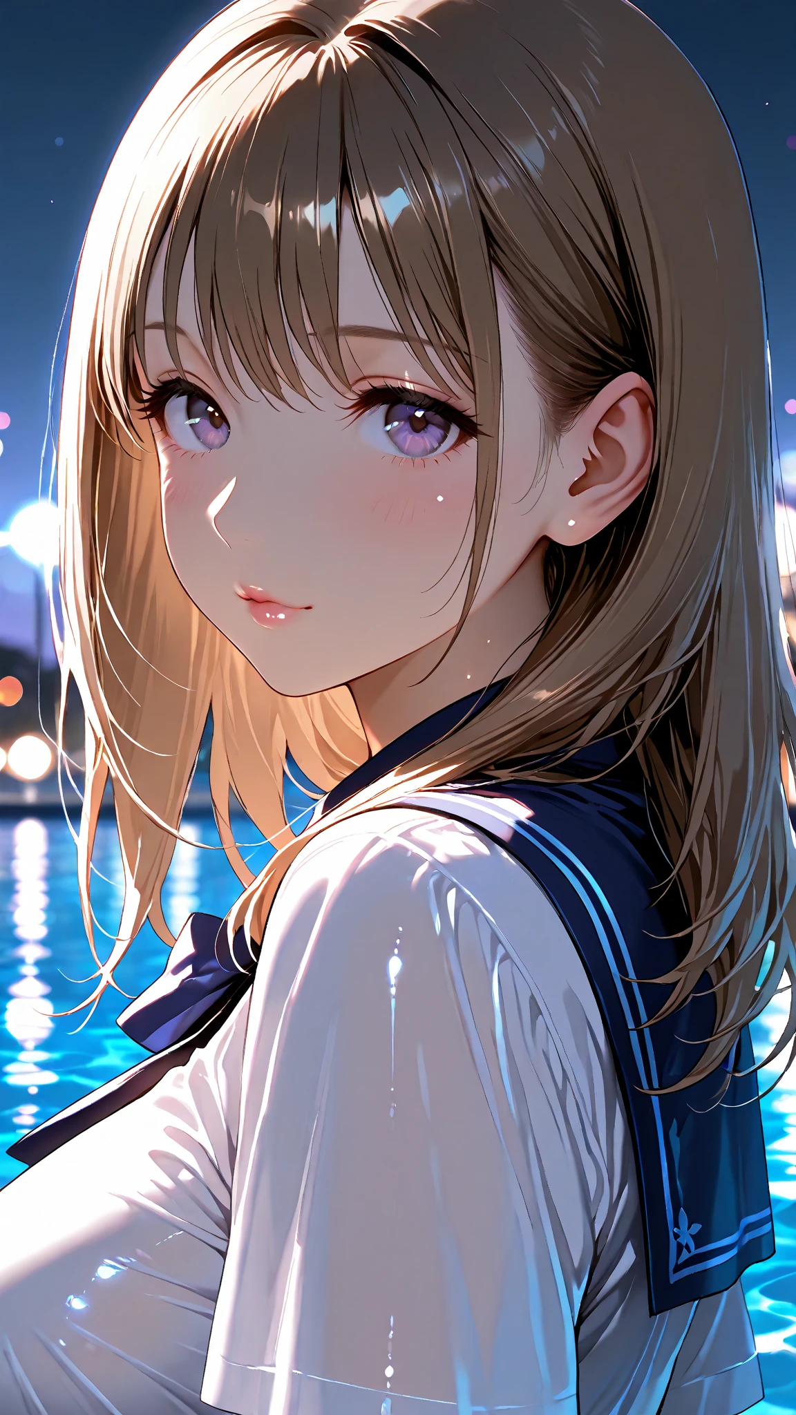 best quality，8K，smile，blazer，，尼，middle School girlultiple girls are depicted,harem，idol group，starry sky background，photo shoot，long hair，wearing a cardigan，beautiful girlの国，girl's paradise，highest quality，，leather jacket，happy girl, girl，blue eyes，perfect face，standing position，She has her bangs down，fur jacket,Beautiful eyes，smooth hair，perfect eyes，beautiful girl，Angel Girl，multicolored hair colors，naughty girl，beautiful，High-dimensional beautiful girl，Multidimensional beautiful girl，gathering，Group、