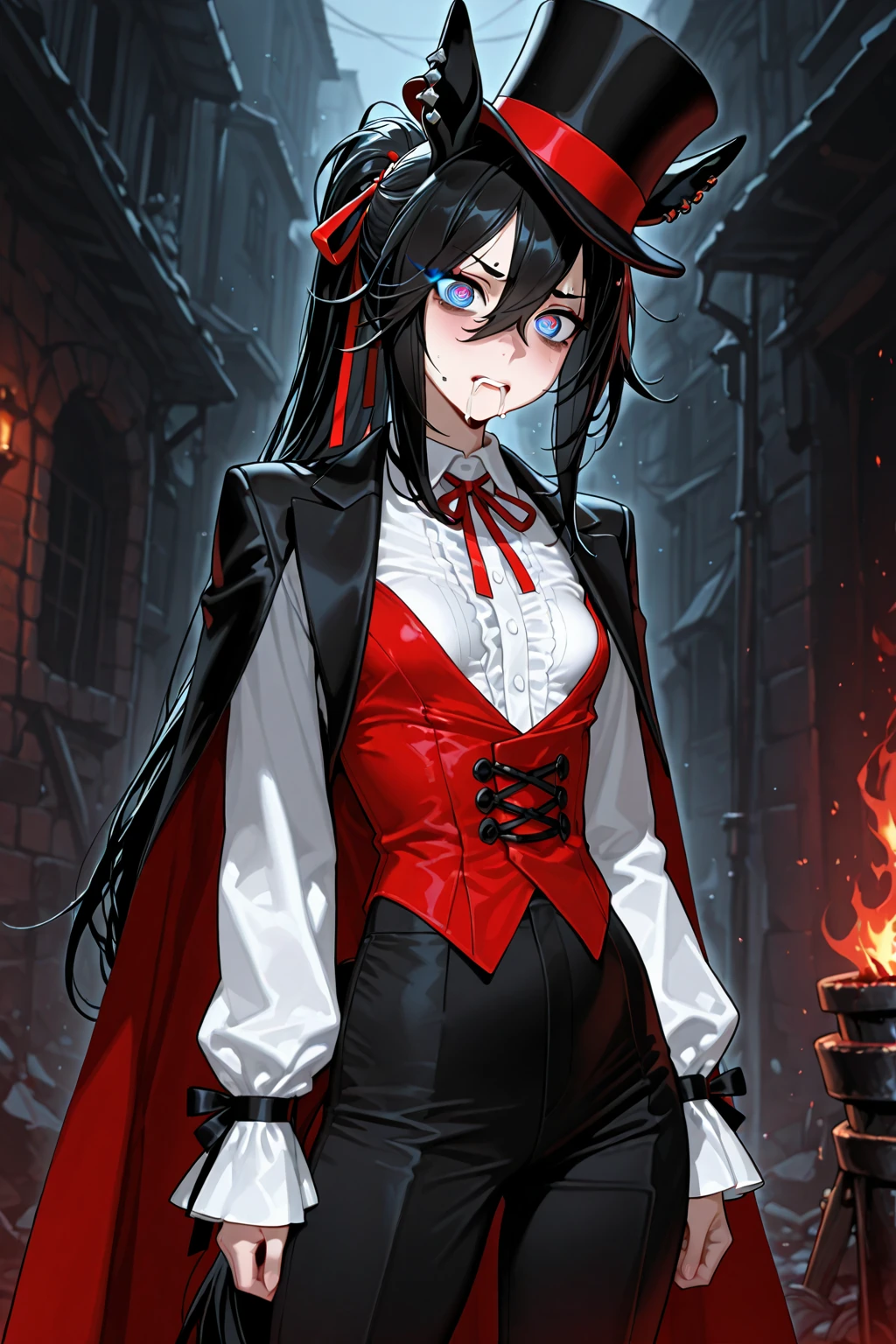 ((Best quality)), ((masterpiece)), (detailed), The vampire's 