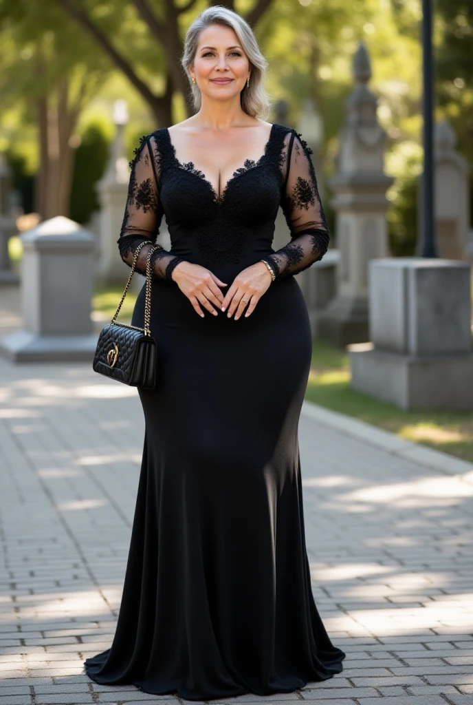 Indian gorgeous curvy plus size actress madhubala, glowing eyes, wearing Plus Size Black Asymmetrical Neckline Elegant Formal Evening Dress With Thigh-High Split , covered Bust, parted lips, thick thighs, bigger waist, busty, curvy plus size body, full body, full body shot, head to toe view, hourglass body, curvy plus size body, smile face, bigger waist, busty, big hips, fleshy thighs, thick thighs, busty, full body view, Colosseum, Italy: Historic Roman amphitheater with grand arches and rich history.