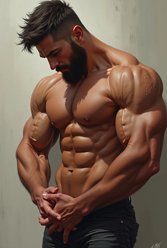 Boy 16 year very very big chest
