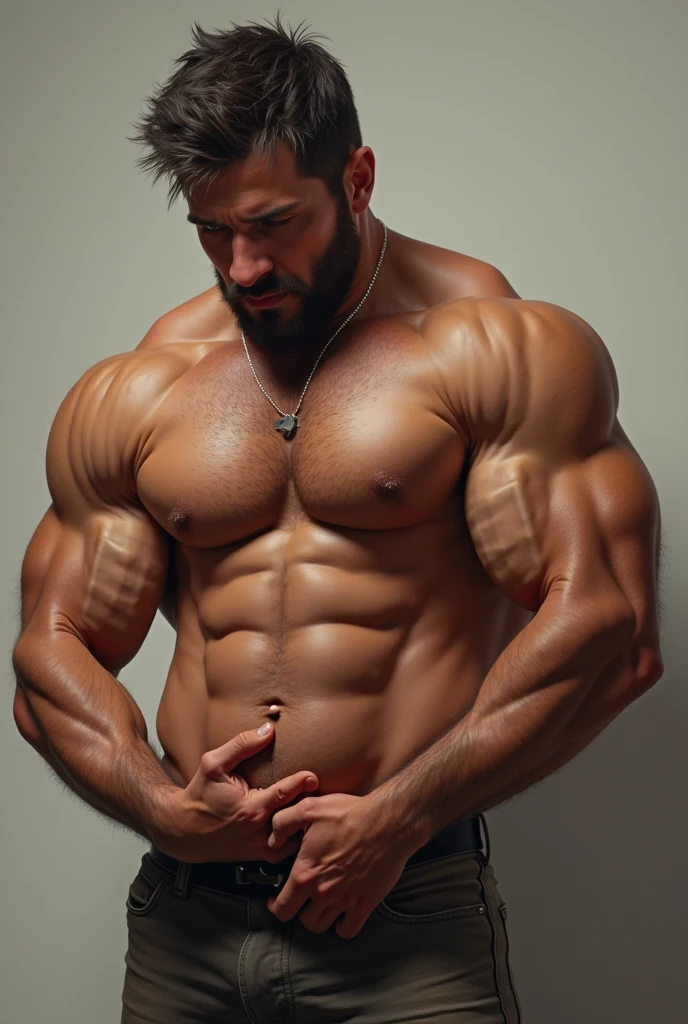 muscular chicken like gigachad
