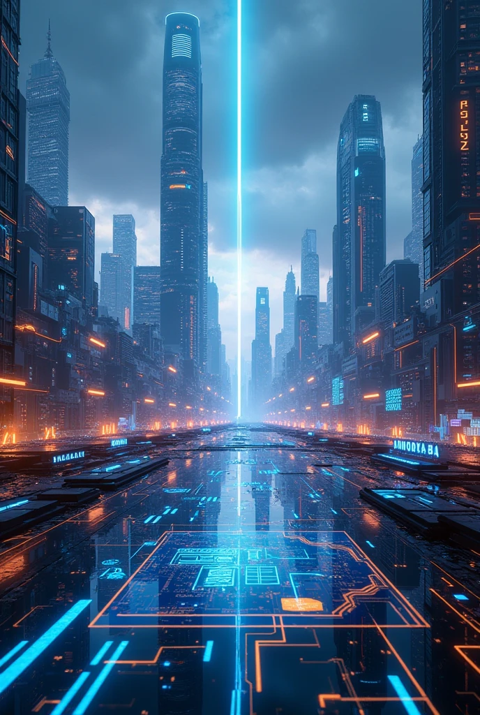 Brightly colored abstract aerial view image of a (((((futuristic railway station))))) with a spiral, a (((futuristic all-glass train))) passing by, epic beautiful space sci-fi, chaotic cinematic space rift, Greg Beeple, planets colliding, Beeple and Tim Hildebrandt, Beeple and Jean Giraud, end of the universe, (((giant glass lion sculpture))), galaxy space sci-fi, ringworld, by Mike "Beeple" Winkelmann. Matrix style, (((Matrix cascading code))), (((a futuristic twin tower skyscraper with a unique twisted design))), (((OLED GUI interfaces in the building))), at night, (((((1girl, solo))))), photo realistic, (((((((large-breast:1.2 body, cleavage:1.4))))))), (((((off broken mini sling-shirt and black sling , extreamly short pleated  exposing ))))), (((((running pose))))), (((((((matrix style black micro sunglasses))))))), ((((((((((aiming with a short gun)))))))))), (((((looking at camera))))), (((very low view))), (((((half-body thigh level medium shot))))), (((cinematic lighting))).