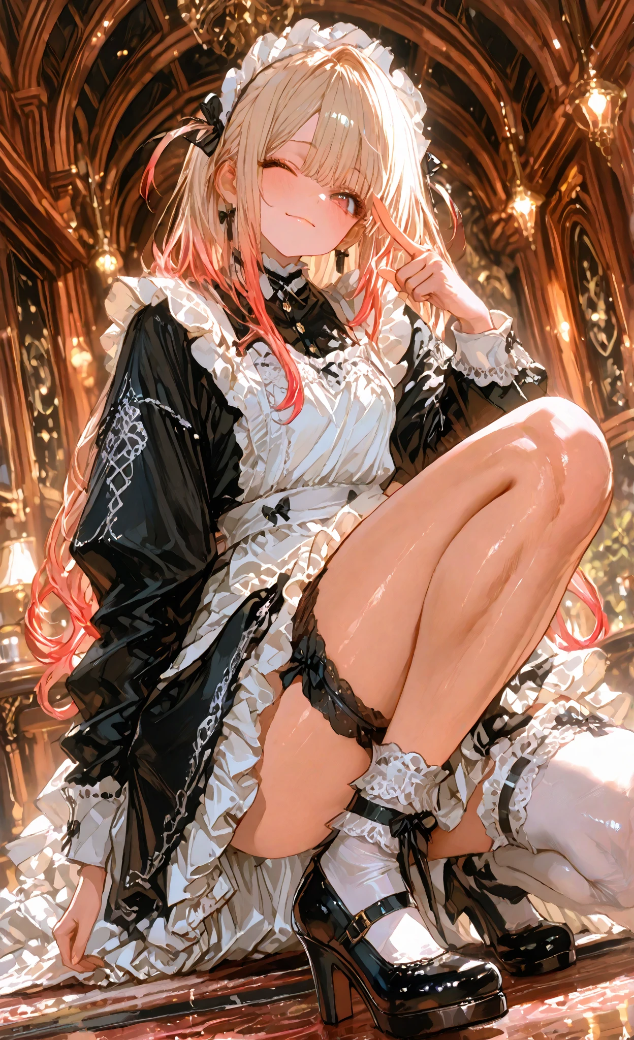 Chained in bondage, suffering, (((Anna))),(((Tears flow, Crying in pain)),Vast prison、((A spacious prison bathed in sunlight)),Dark fantasy, Extreme Detail, Ultra-realistic materials, Scrapped, Realistic, (, {????|see-through lingerie|micro ??????|??????|Knee socks|French maid|Wedding dress|Sundress|?????????|cute girly pastoral chiffon lingerie|black babydoll|lingerie|Sleeveless dress|{lover|Sharp drop} neckline dress|See-through negligee|{black|pink|red|white} race|beautiful detailed ???? ?????????|Bandeau|???? latex suit|Strapless Dress|leotard|school uniform|pantyhose}, Suppressed, ((straddling the iron bar)),(Perfectly bound by chains), Constraints, slave, first round, Contempt, (Chained), ((Chains digging into the ??????)),masterpiece, Highest quality, Super detailed, ????, Ero 3, Comic Books, whole body, 美しいred褐色の髪, Green Eyes, ?????????????, lotion, Wet