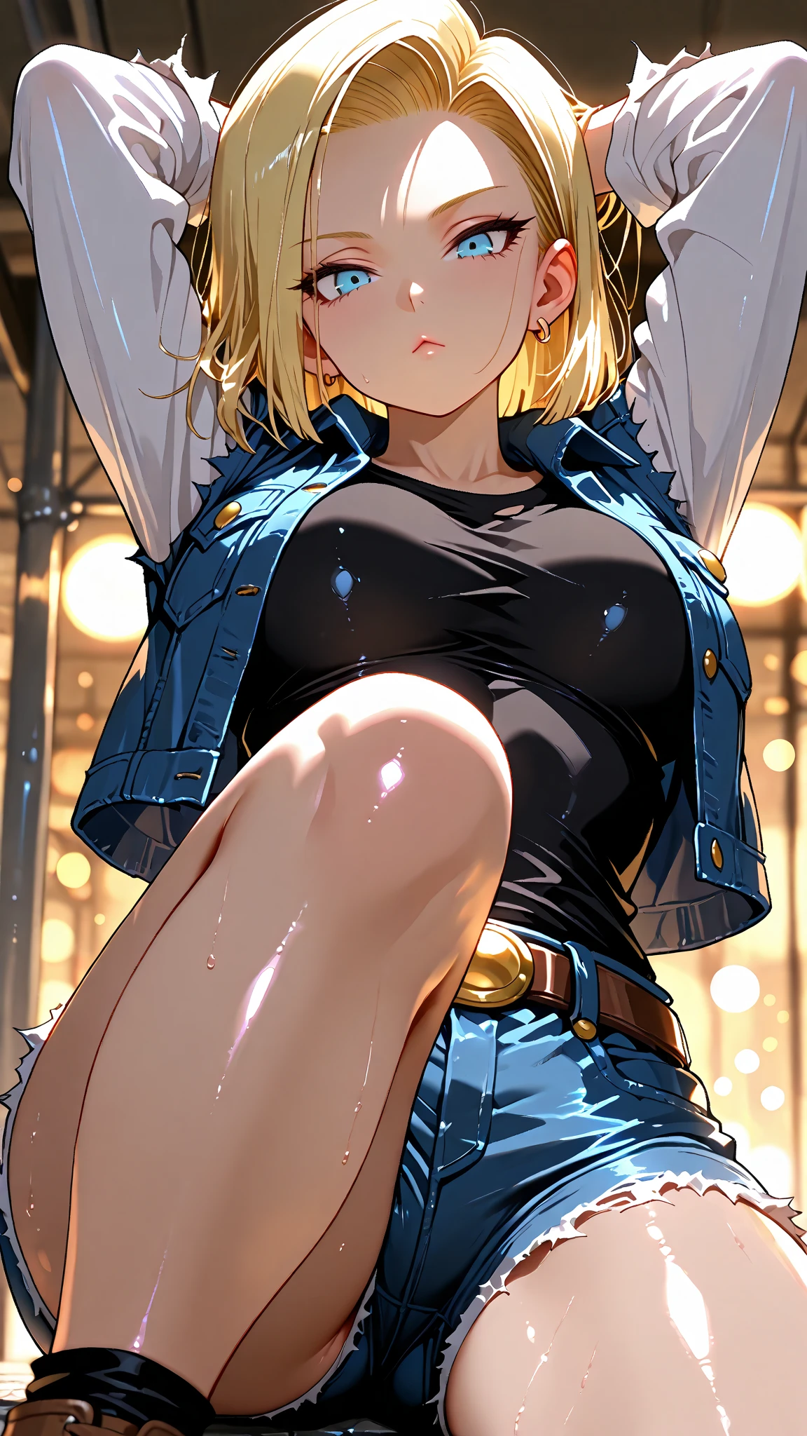 (The best quality at its best,4K,8K,High resolution),Super detailed,Beautiful Eyes,Blushed,masterpiece,The best quality at its best,Mild,繊細でセクシーなclavicle,Happiness,A faint blush,wonderful thing,Perfect ?????,mature,close your eyes,original character, Volumetric lighting, Best Shadow, Shallow depth of field, 驚くほど美しいGirlの肖像画, , Delicate, beautiful and attractive face with captivating yellow eyes, Messy painted face, Sharp eyebrows, Fang Out, Nice small ???????, Layered long twin tail blonde, Blush Eyeshadow, Thick eyelashes, slim、Chain collar、(((????)))Disheveled clothes、Torn clothes、Her ??????? are visible through her tattered clothes、Sharp Eyes、Watery eye、Tears、Damaged Clothing、抵抗しているGirl、Just before being attacked、sorrow、regrettable、感じてる表情のGirl、Pleasant face、During ??????????????????、action、????、Girlは襲われて抵抗している、Humiliation、Raise both arms above your head、Banzai pose、Intense movement、Cramp、scream、Scream、fear、Girlは襲われて抵抗しているが両手両腕をふさがれて身動きが取れません、?????? fluids splash、Both arms are chained、??????、ruins、Her head is held down and she is forced to suck a ????、Open your mouth wide、Hanging by chains (masterpiece, Highest quality)),Girl、睨みつけるGirl、抵抗するGirl、clavicle, Completely ?????、Lock the first round、Highest quality、(((????)))、Mouth wide open、Drooling、During ????????、イマラチオされているGirl、The act of putting a ????? in the mouth and licking it、action、Distressed jeans、Picture looking down from above