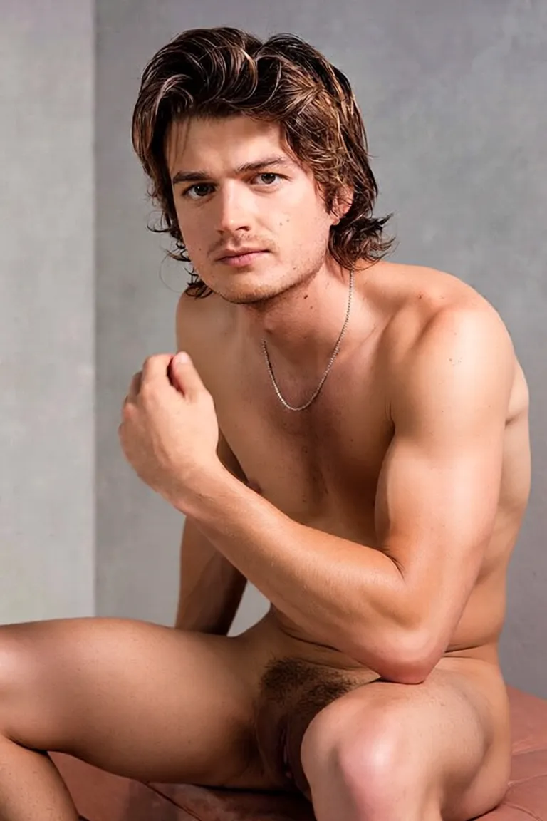 stylist man, red medium length hair, ?????, sitting posing, fashion light background, smirk, green eyes