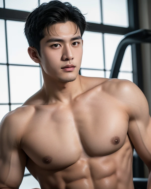 photorealistic, best quality, masterpiece, extremely detailed, masculine, ????, homoerotic, extremely handsome, 30 year old korean man, muscular build, full sleeve tattoo, smiling, ???????, cooking, in homey kitchen, cinematic shadows, dreamy atmosphere, perfect face, perfect fingers, perfect hands, perfection