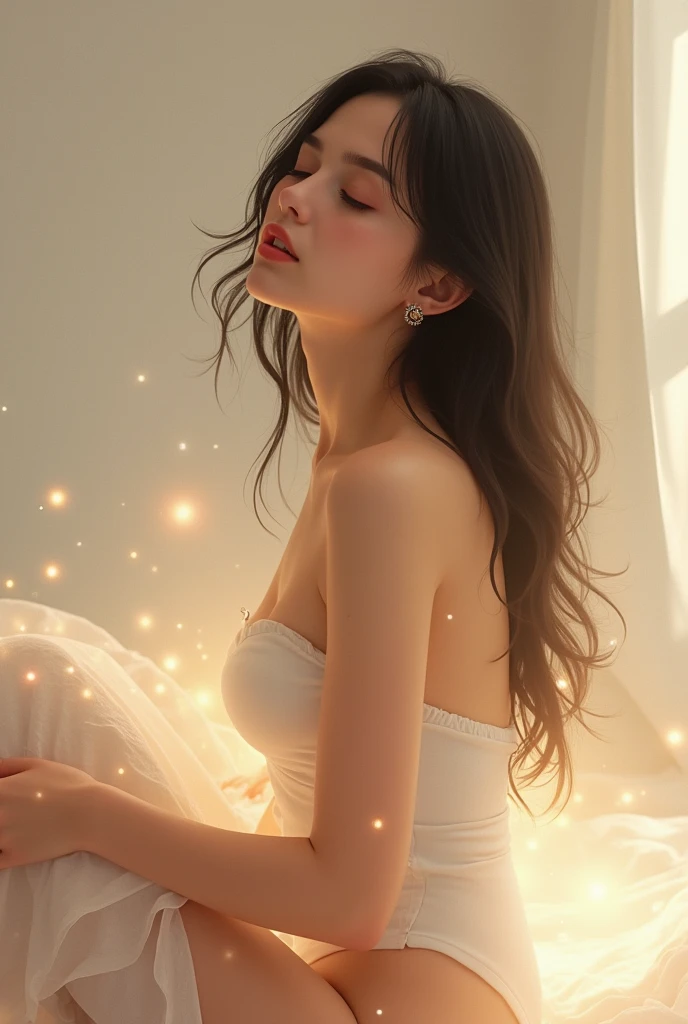 hair bobbles, wince, longeyelashes, solid circle eyes, light smile, ear blush, fang, ccurate, Surrealism, drop shadow, anaglyph, stereogram, tachi-e, ass pov, atmospheric perspective, 8K, super detail, best quality, best quality, high details, anatomically correct, uhd, retina, masterpiece, textured skin, high quality, highres, award winning, super detail, accurate，Guardian Angel and Sacred Flame, Stunning and impactful images, Very detailed and impeccable, 4k resolution