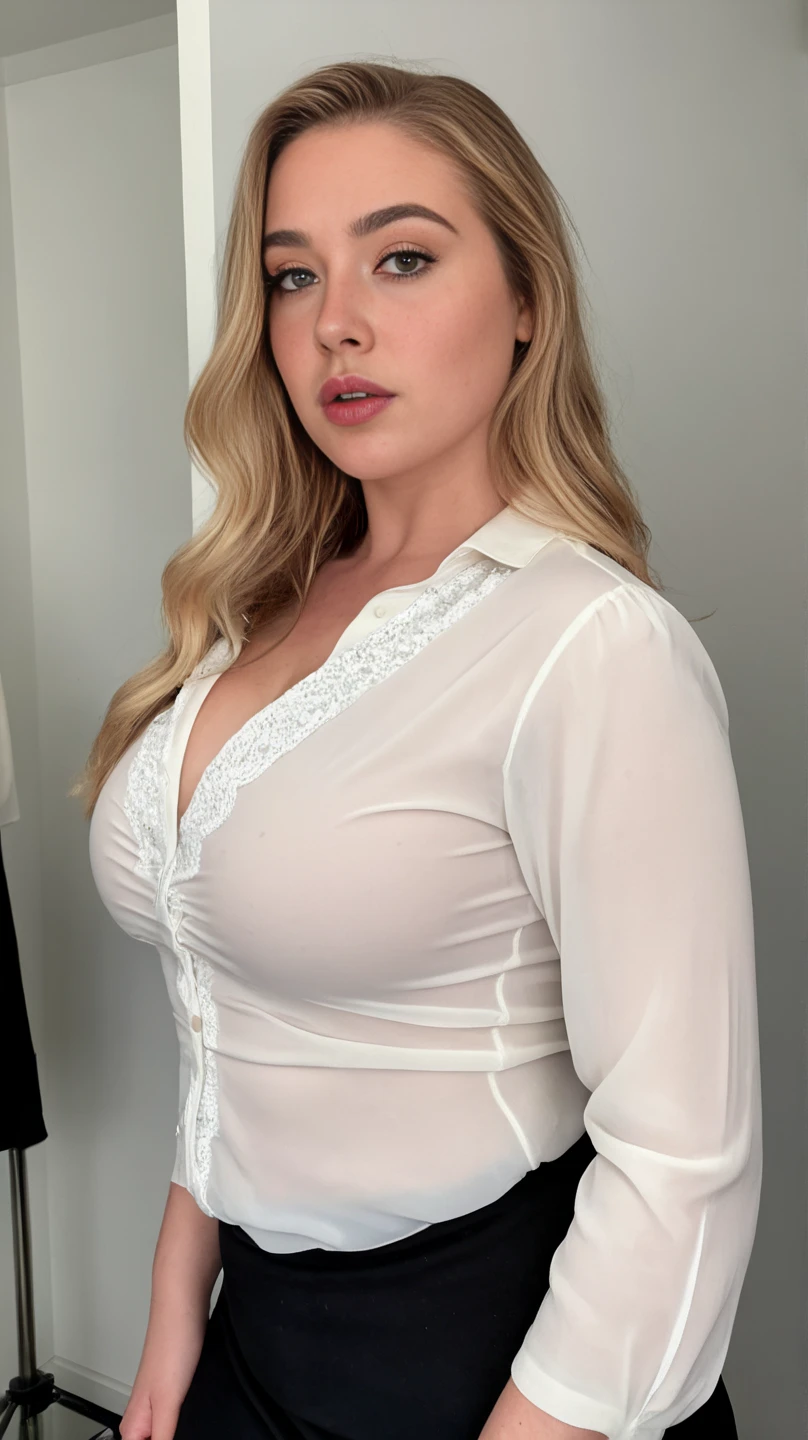 there are two women taking a selfie in the bathroom mirror,  dress, , , revealing clothes, translucent dress, wearing a wet white short dress, opened dress, revealing stylish dress, fishnet clothes, sexy dress, her belly button is , close up half body shot, gorgeous lady, revealing outfit, tight attire, looking hot, mirror selfie, beautiful girl, big ass, , from the front, thick, thick thighs, wide hips, , big boobs , sideboob, giant tits, front view, big butt, round butt, tight ,  halfway off,  , tits spilling out, too thick for clothes, , getting , huge tits,   stomach 