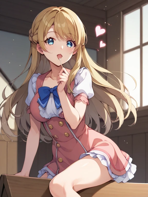 masterpiece, highest quality, High resolution, 1 girl, pretty girl, (()), smile, Girls in the music club,