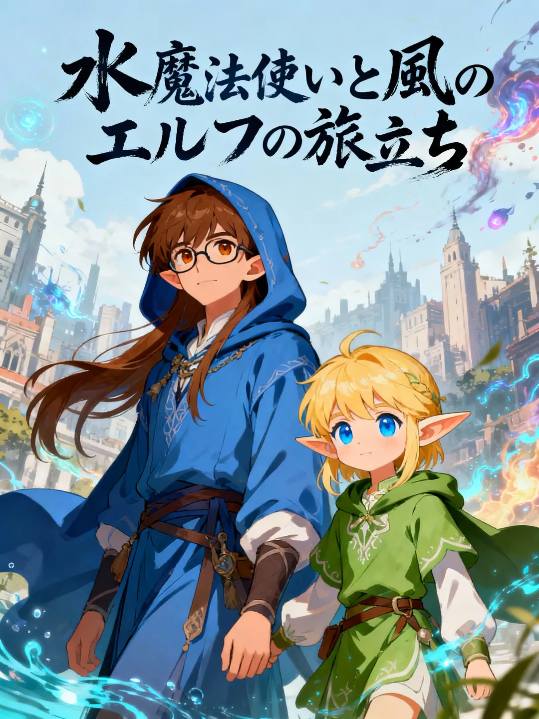 水魔法使いと風のエルフの旅立ち