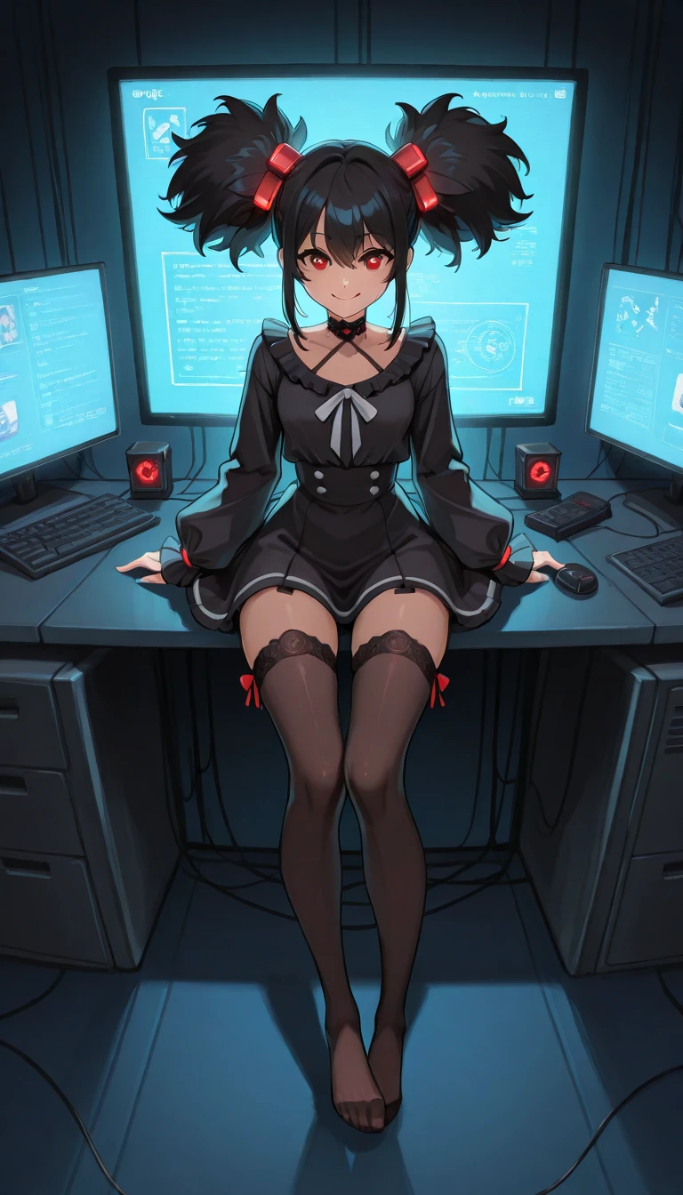 masterpiece, best quality, , , 1girl, school uniform, big breasts,, handcuff, _blindfolds, suspended, , restrained, , stage