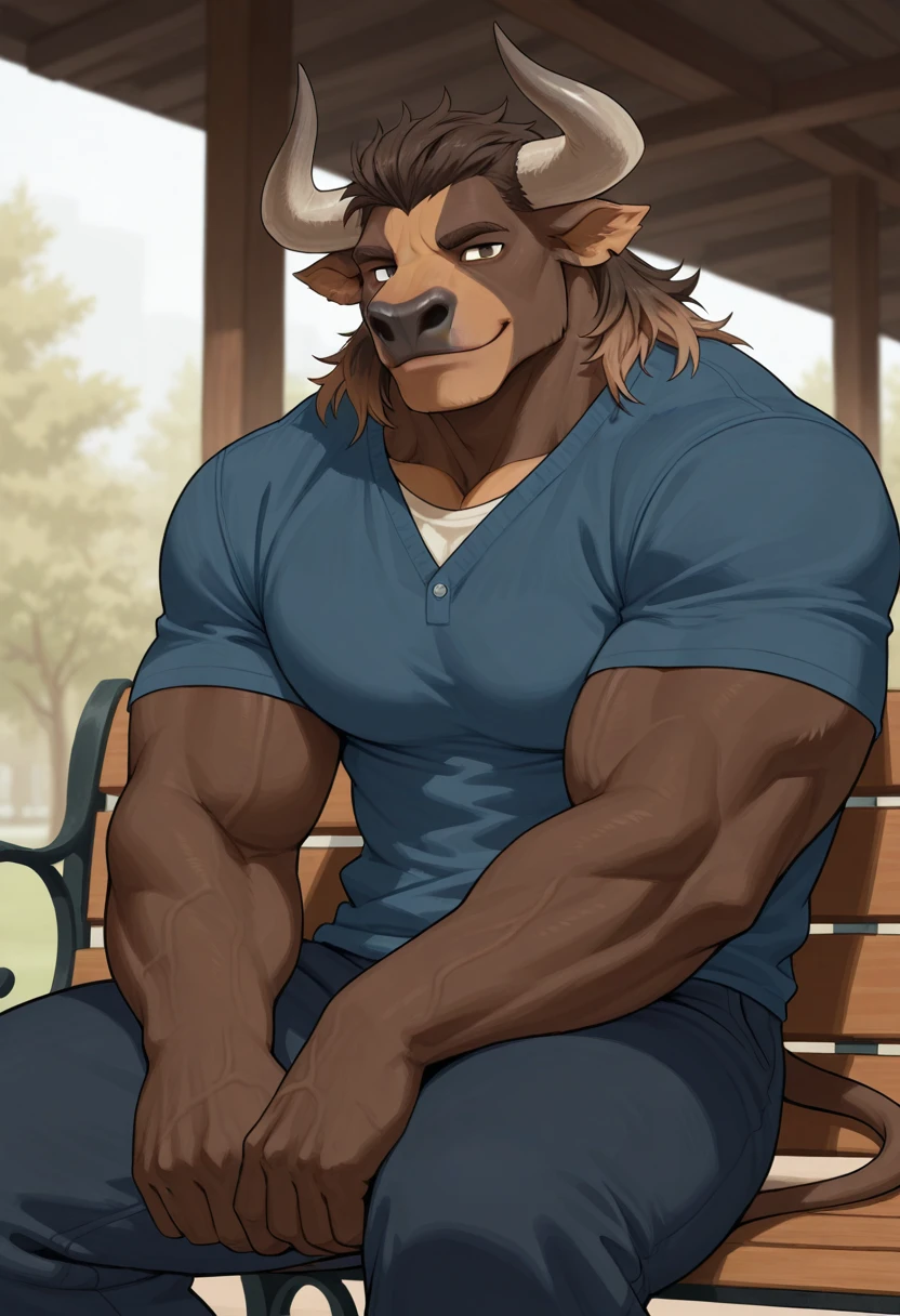 e621, ((oil painting \(medium\), by Seyrmo, by Rayhuma)), solo hyper musclegut male ((gorilla,prick ears,brown fur,hyper pecs, huge  bulge, fur on cheek, long muzzle, brown monkey tail muscular abs,(brown body:1.5), big smooth muscles, glowing mono red eyes,biceps,onecolored body,summer,sharp fangs)), (flannel shirt:1.5, shorts:1.1), ((open topwear, tight:1.2)), (crossed arms, standing, :p), giga, (medium close-up, low-angle view:1.1), BREAK, (office, sunny day), (detailed background, (white walls, open small window, plants on sill:1.2), full body shadow, sunlight, ambient light on the body), (masterpiece, best quality, ultra realistic, 4k, 2k), (high detail:1.3), film photography,