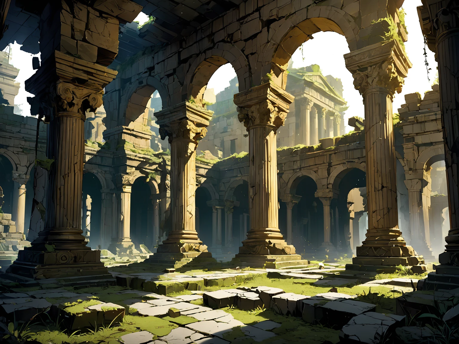 The artistic conception of ancient poetry integrates a variety of elements and the scene is atmospheric --auto