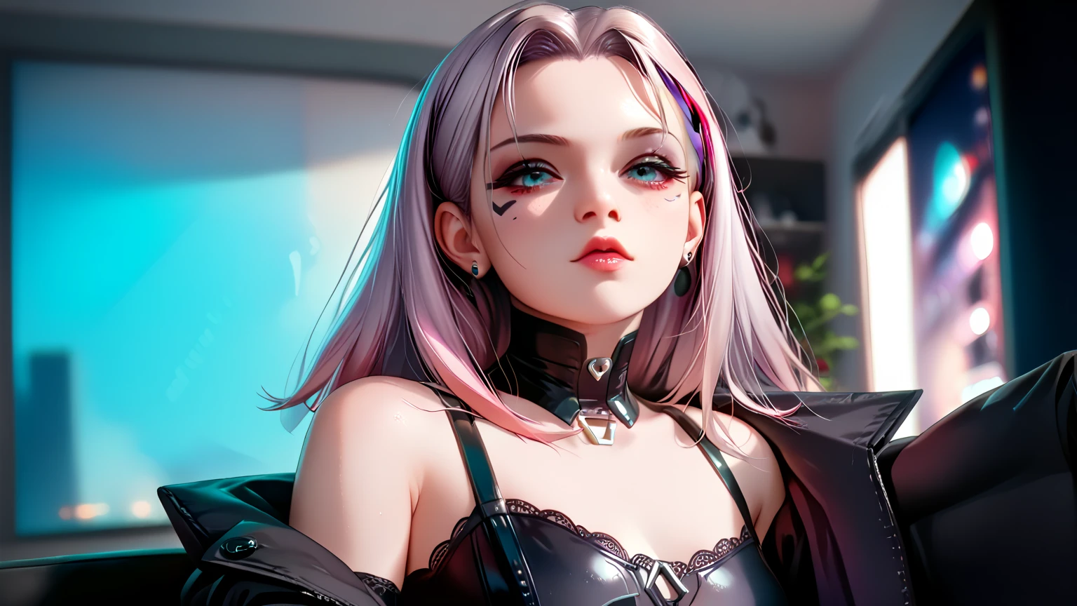 araffe woman in a black dress posing for a picture, kylie jenner, sexy :8, solo photoshoot, kylie jenner as catwoman, shot from the side, profile shot, most beautiful woman on earth, looking off to the side, porcelain skin ”, official photos, sleek, poppy, she is wearing a black dress, wearing a black , magazine photoshoot