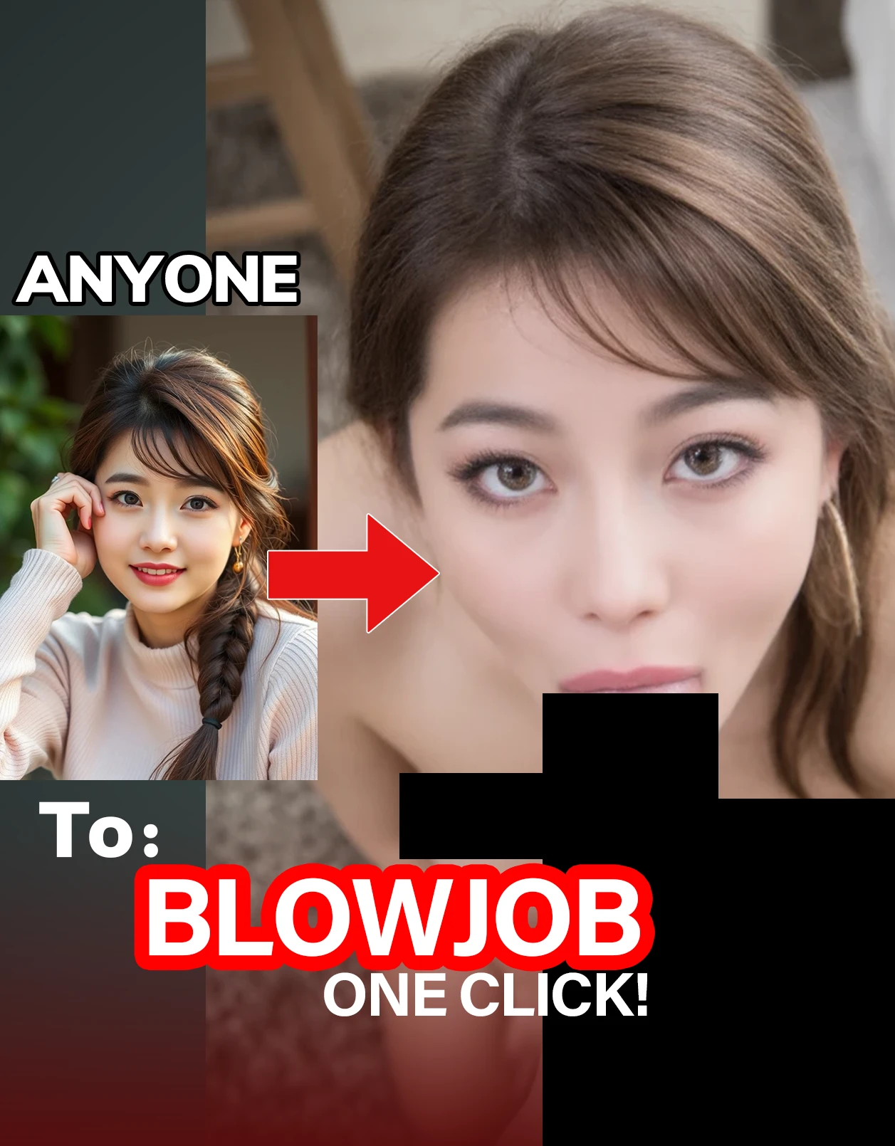 Upload an image of a woman's face and Run :)