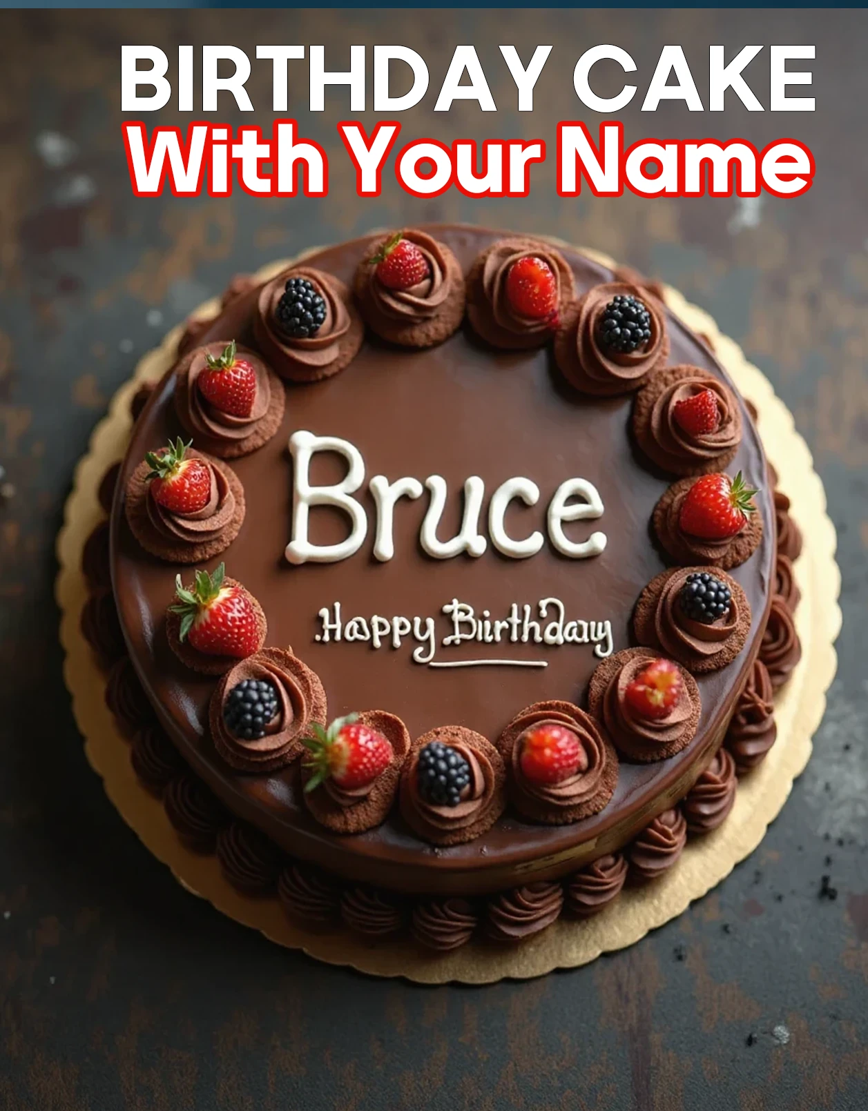 Birthday Cake With Your Name on It 🎂🍰👧