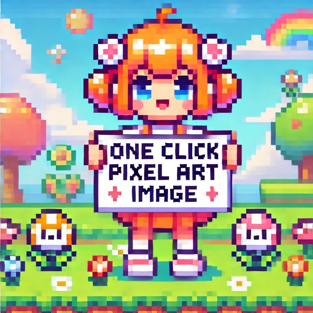 One Click Pixel Art Effect