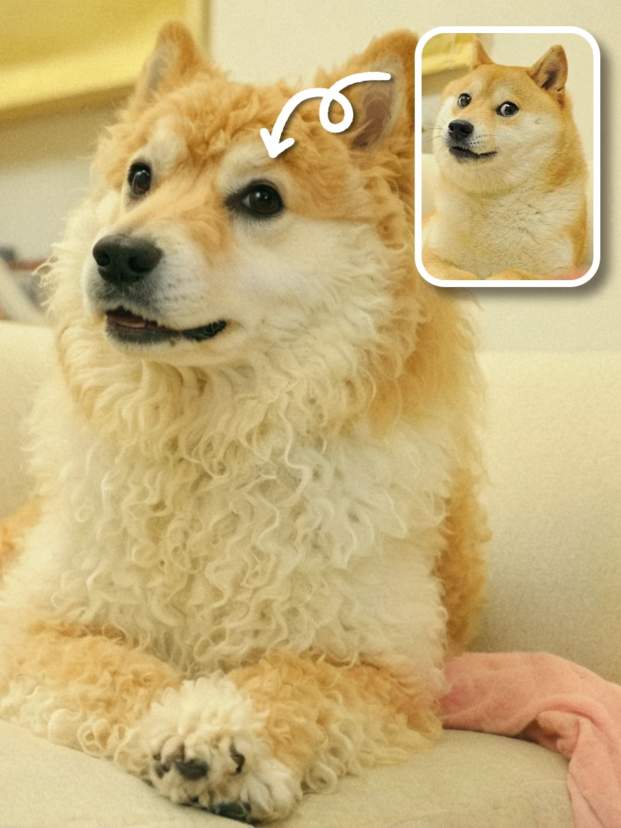 One-click to make the hair of people and animals curly.<br>You can put in a photo of you and your beloved pet.<br>When uploading photos with people in them, it is recommended to upload single-person photos. Otherwise, there will be errors with the faces.