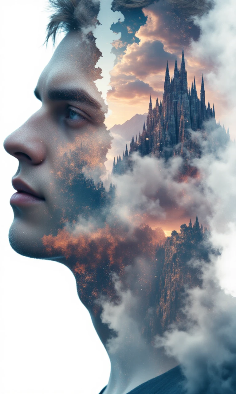 Upload a clear selfie，Get a dreamy photo