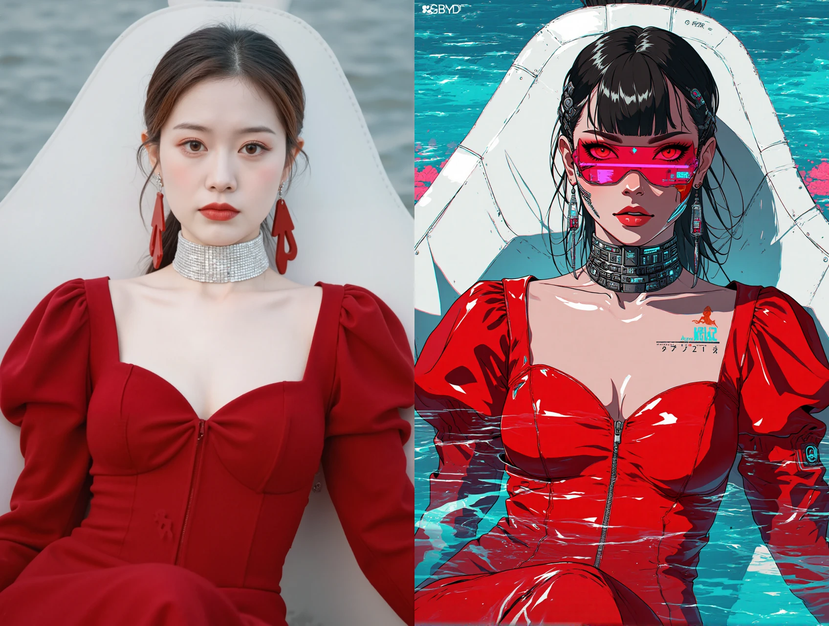 Cyberpunk Anime Style Transformation