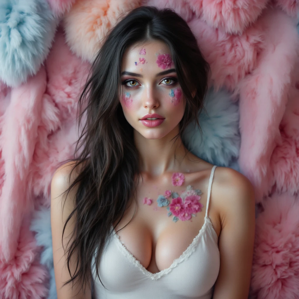 colorful plush background photo generator