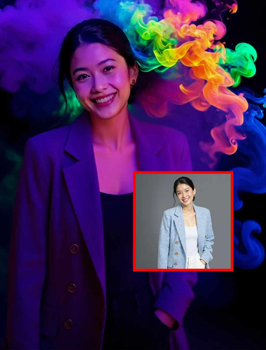   ☁🌈  Artistic Glowing Smoke  🌈☁