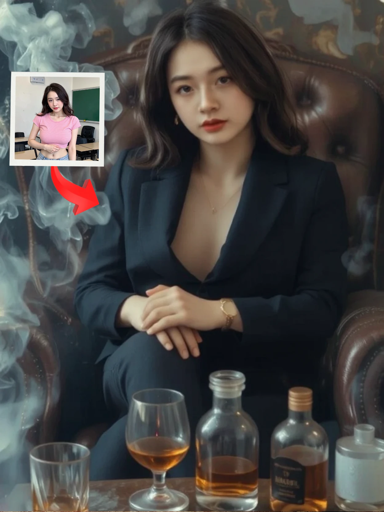 Portraitfoto eingeben