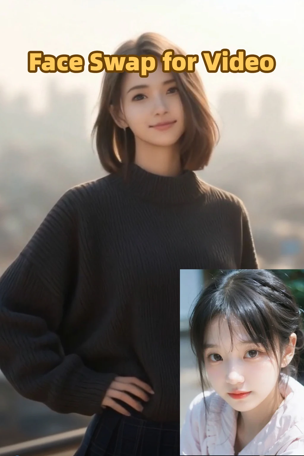 Upload videos and face images that need to be replaced，Change faces with just one click